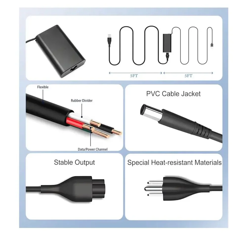Dell Latitude 65W LA65NS2-01 Laptop Charger Adapter Compatible Dell Latitude